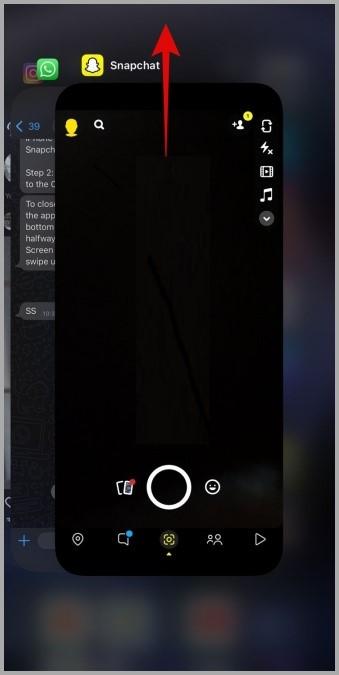 Force Close Snapchat on iPhone