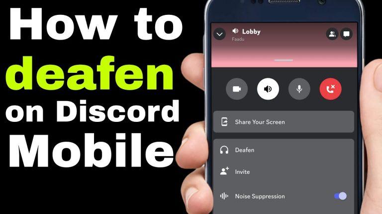 Home 12 How To Deafen On Discord Mobile?