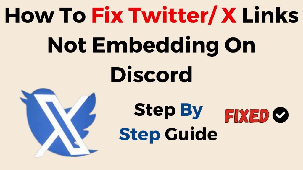 How To Embed X Tweets Discord 3 How To Embed X Tweets Discord 1