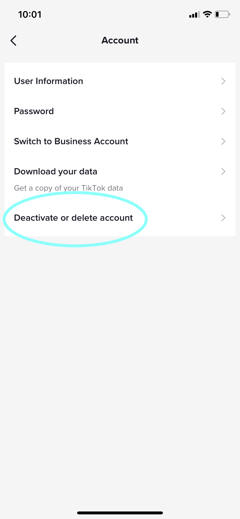 How To Turn Off Business Account On Tiktok 1 How To Turn Off Business Account On Tiktok